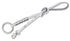 Ceinture en cuir nappa 1 cm